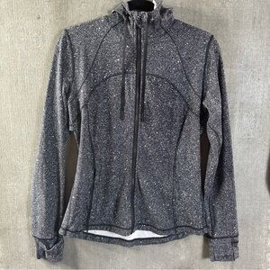 Lululemon Luminesce Splatter Define Jacket Black & White Speckled Zip Up Jacket